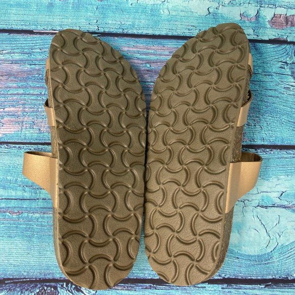 UNIONBAY Women's Melody Flat Sandal Rose Gold SZ 6 - Picture 7 of 9